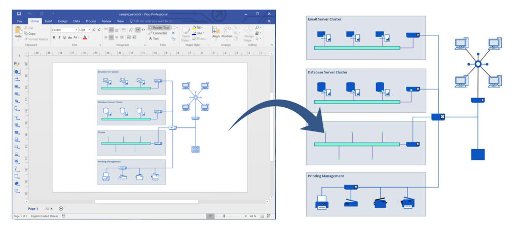 جعل VSDX كـ JPG