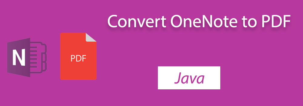 OneNote in PDF in Java