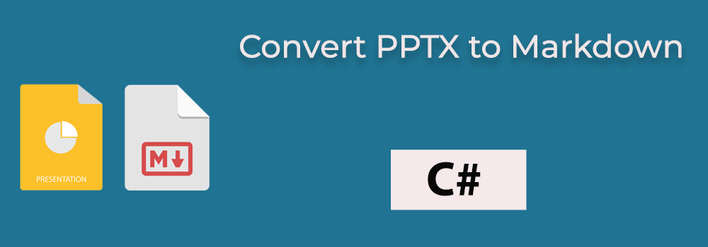 PPTX in Markdown in C# konvertieren