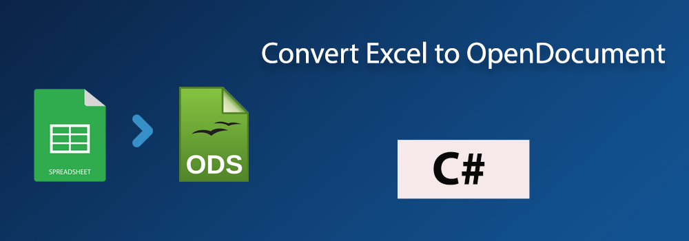 Excel a ODS o FODS en C#