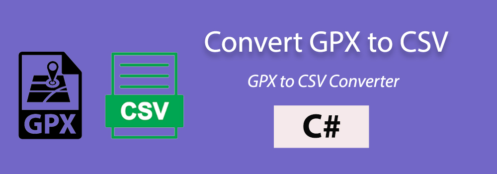 Conversión de GPX a CSV en C#