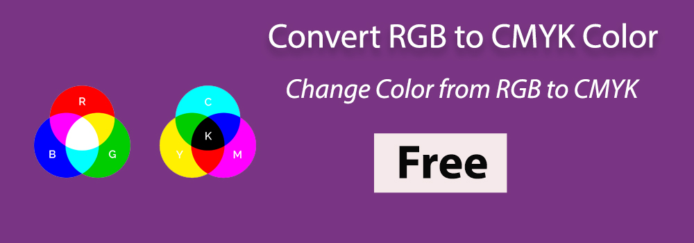 Convierta RGB a CMYK en línea gratis