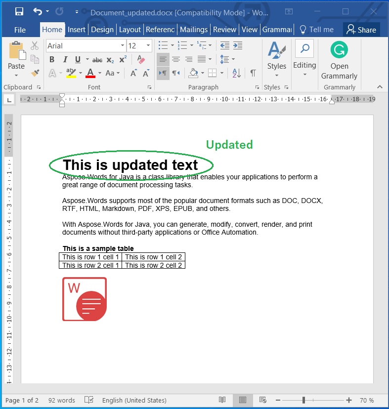 Edite o modifique documentos de Word usando Java