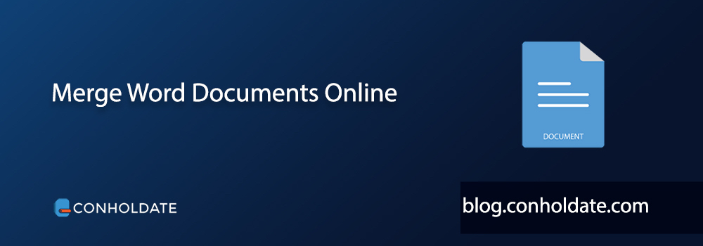 Fusionner des documents Word en ligne gratuitement