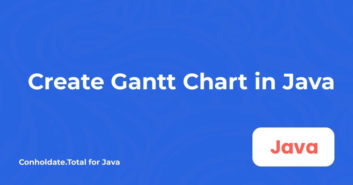 Crea diagramma di Gantt in Java