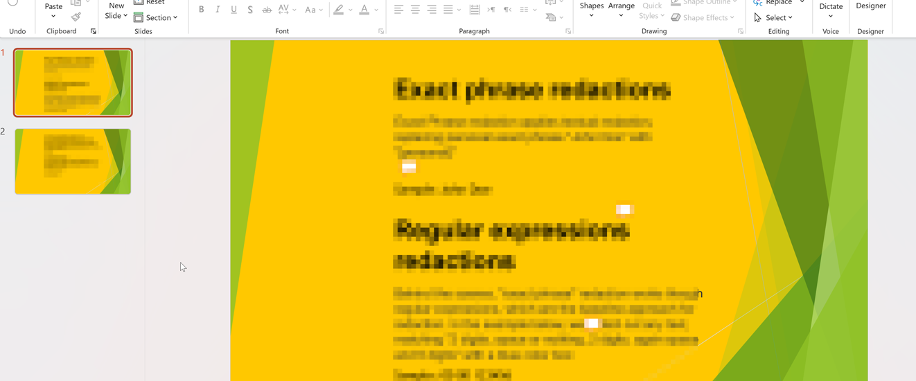 Cambia lo sfondo del master della diapositiva in Java