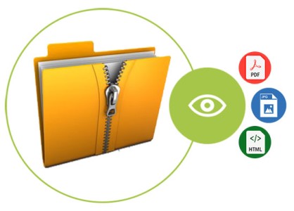 Rendering di archivi ZIP utilizzando C#