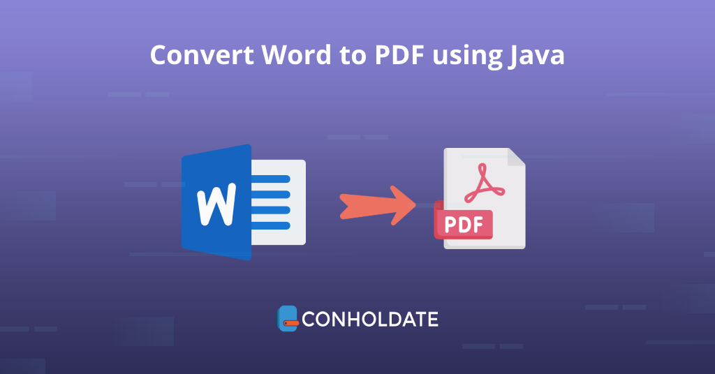 Javaを使用してWordをPDFに変換する