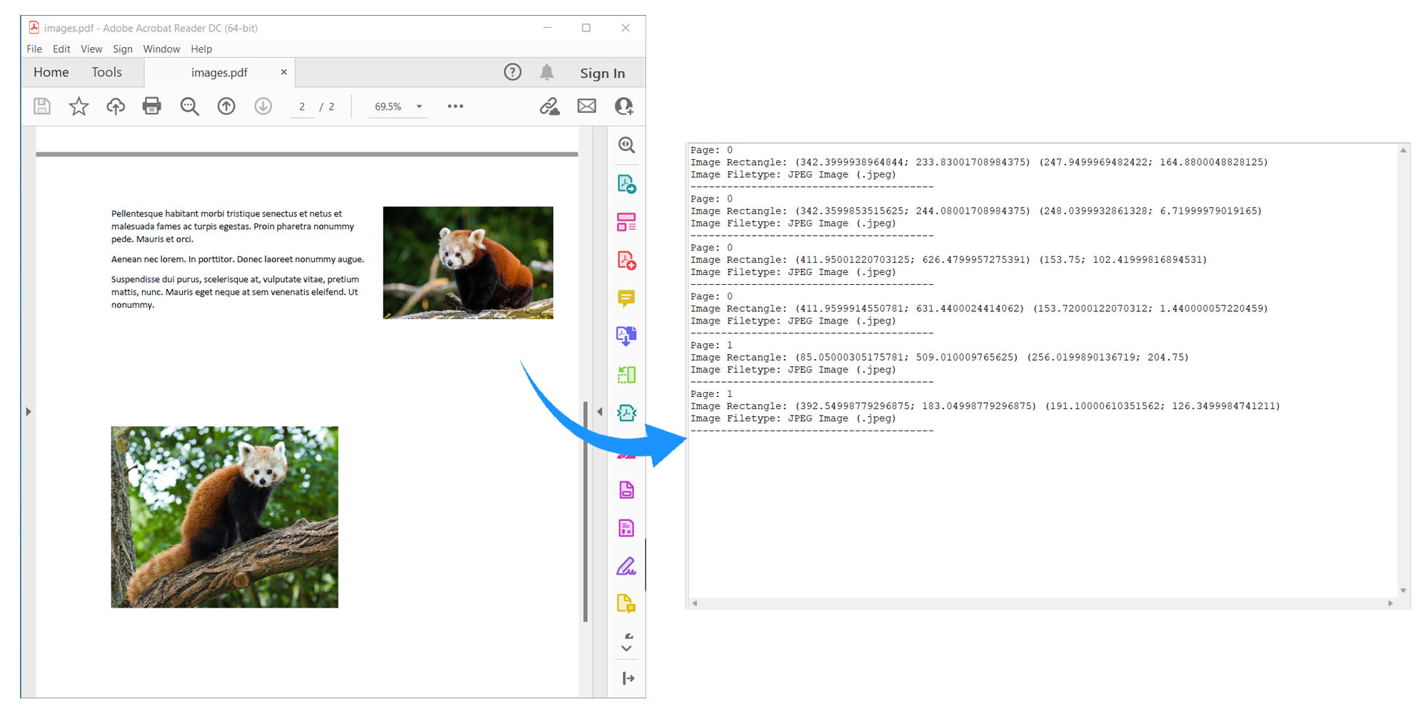 Javaを使用してPDFドキュメントから画像を取得する