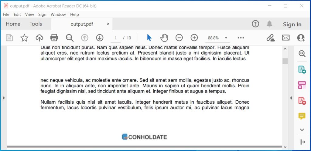 Afbeelding invoegen in voettekst van PDF met behulp van C#.