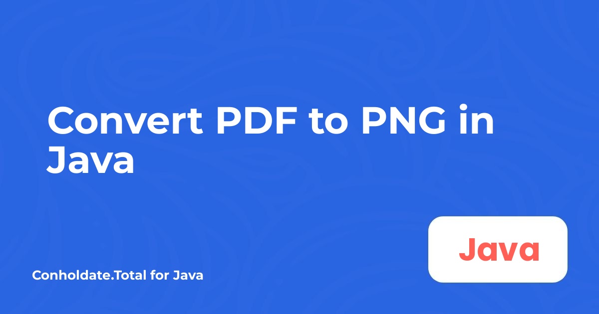 PDF naar PNG converteren in Java
