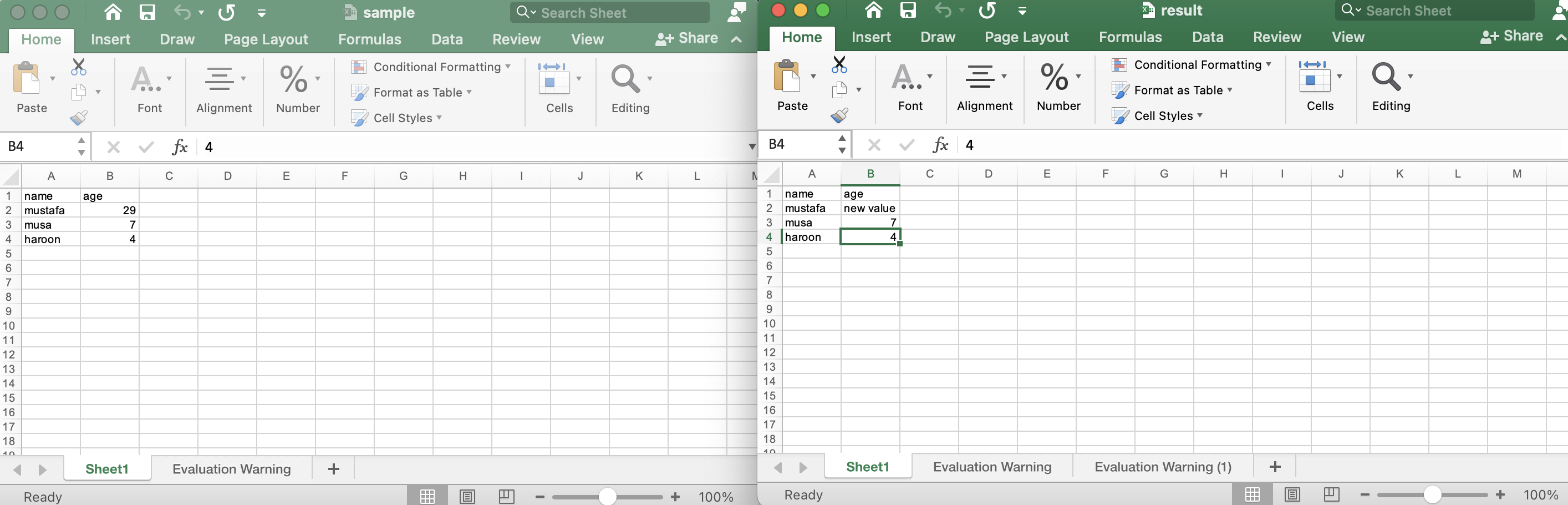 hoe een spreadsheet te bewerken