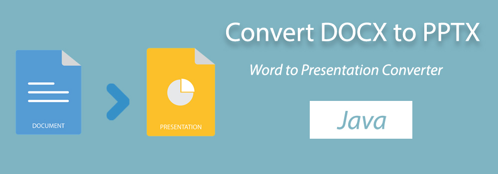 Converter DOCX em PPTX Java