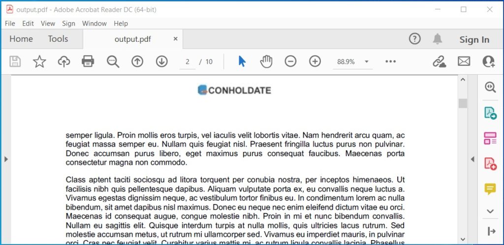Вставьте изображение в заголовок PDF с помощью С#.