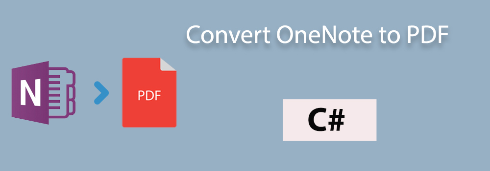 OneNote в PDF на C#