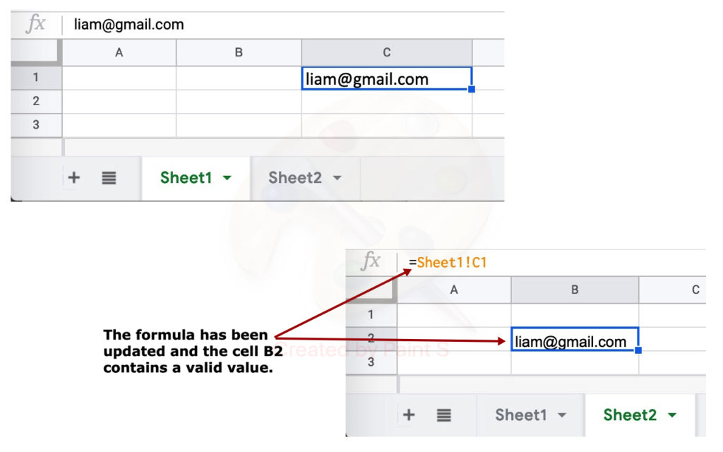 Formula has been updated and the cell contains a valid value.