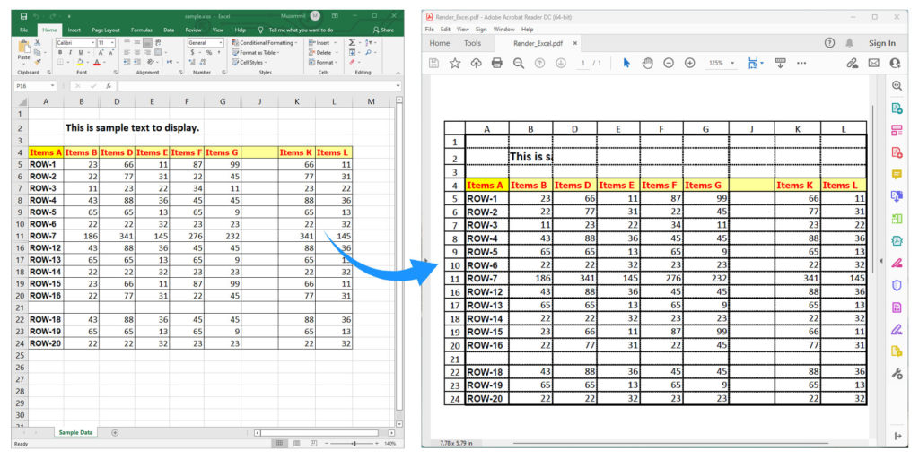 Adjust Text Overflow in Cells using C#.