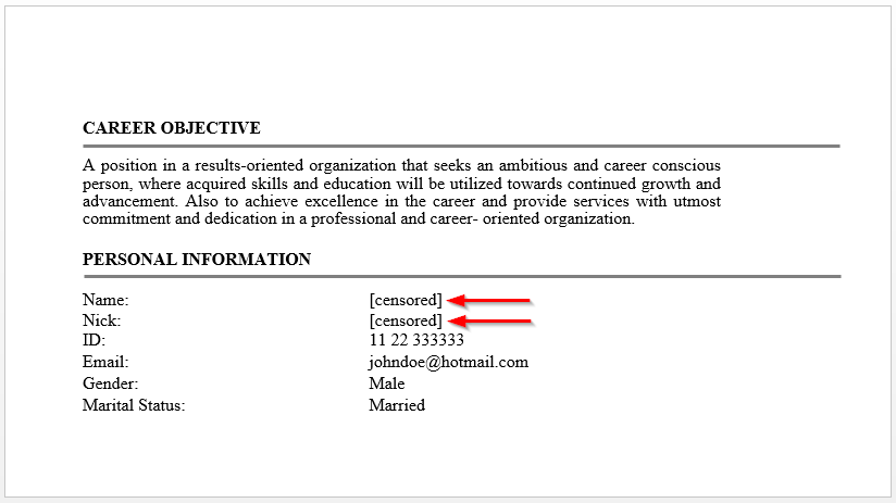 Search and Replace Word