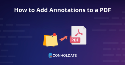 How to Add Annotations to a PDF