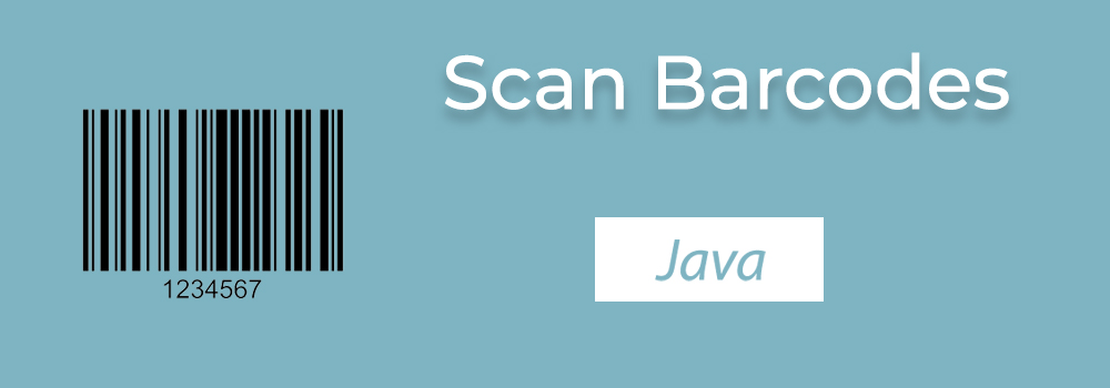 Scan Barcodes in Java
