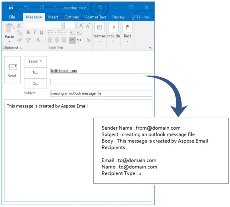 使用 Java 解析和读取 Outlook MSG 文件。